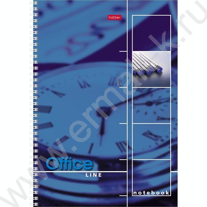 Тетрадь  80л А4 клетка/спираль "OfficeLine" /лак/ | Фото 2