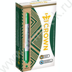 Маркер перм. /зеленый/ двустор.2мм/4мм круг | Фото 2