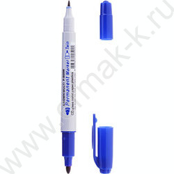 Маркер перм. /синий/ двустор. 2мм/1мм круг "Multi Marker Twin"     | Фото 1