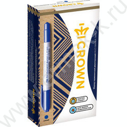 Маркер перм. /синий/ двустор. 2мм/1мм круг "Multi Marker Twin"     | Фото 2