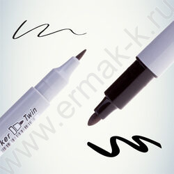 Маркер перм. /черный/ двустор.2мм/4мм круг "Multi Marker Twin"    | Фото 3