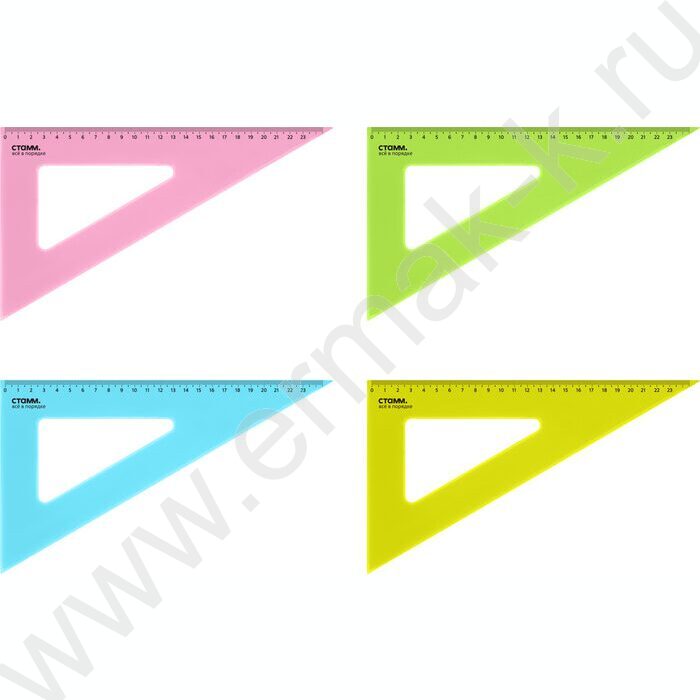 Треугольник пл. 30*23см цв прозр. | Фото 1