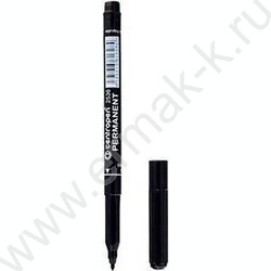 Маркер перм. /черный/ 1мм круг | Фото 1