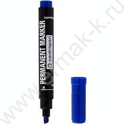Маркер перм. /синий/ 4,6мм косой | Фото 1