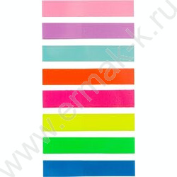 Набор самокл. этикеток-закладок 48*8мм /20л*8цв пластик европодвес | Фото 2