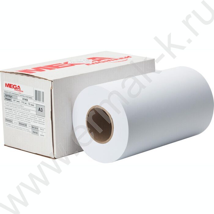 Ролевая бумага  А3   297мм*175м, 80г | Фото 2