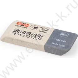 Ластик комбинированный серо-белый "Sanpearl" (KIN 6541) | Фото 1