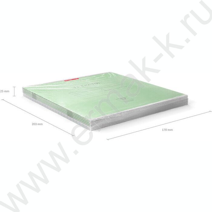 Тетрадь  12л клетка "Классика" зеленый | Фото 5