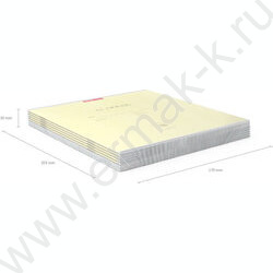 Тетрадь  18л клетка "Классика" жёлтый | Фото 5