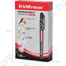 Маркер перм. CD,DVD, OHP пленка /черный/ 1мм круг P-70   | Фото 5