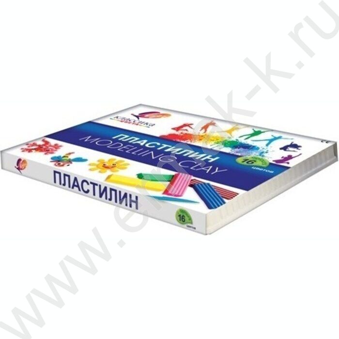 Пластилин  16цв 320г Классика+стек | Фото 3