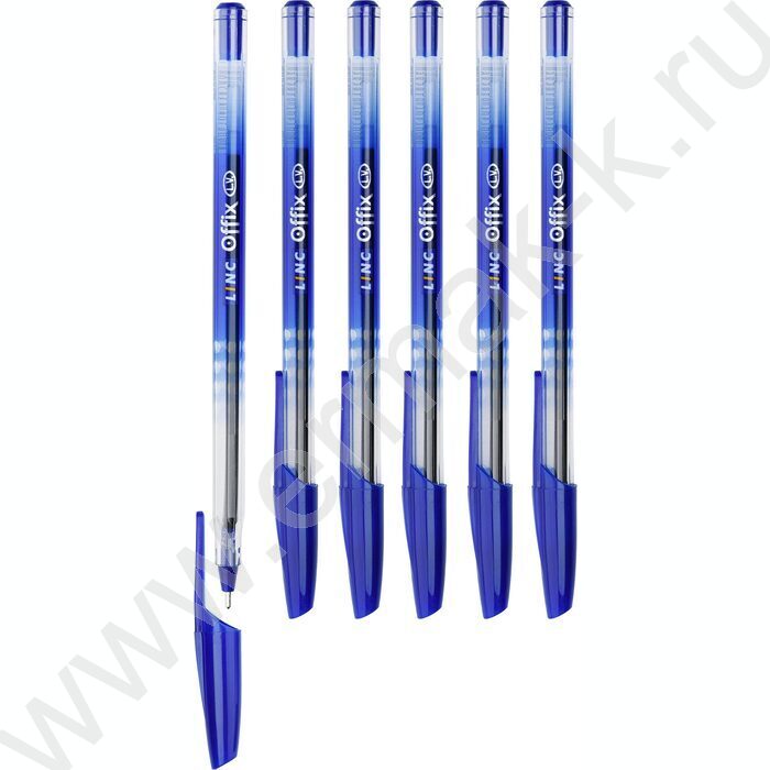 Ручка шар Offix синяя 1мм | Фото 7
