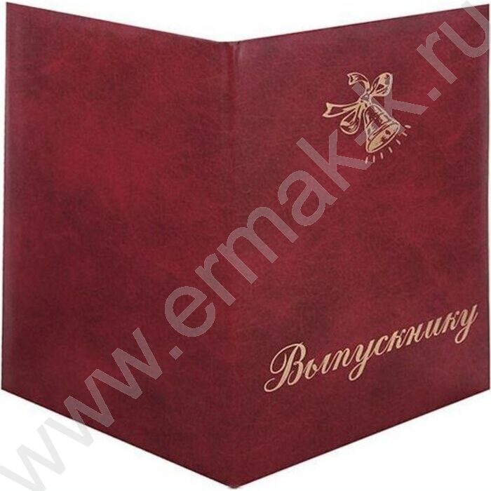 Папка адресная "Выпускнику с колокольчиком" бум/винил | Фото 1