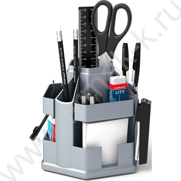 Офисный набор 15 предм. Office, Classic /вращающийся/ серый | Фото 1