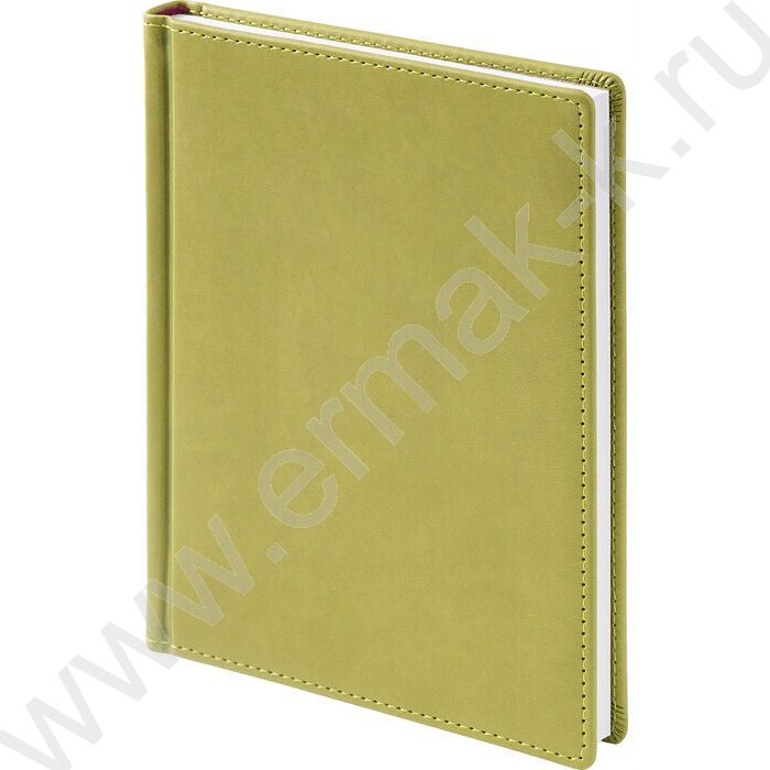 Ежедневник н/дат А5 136л Velvet оливковый  | Фото 1