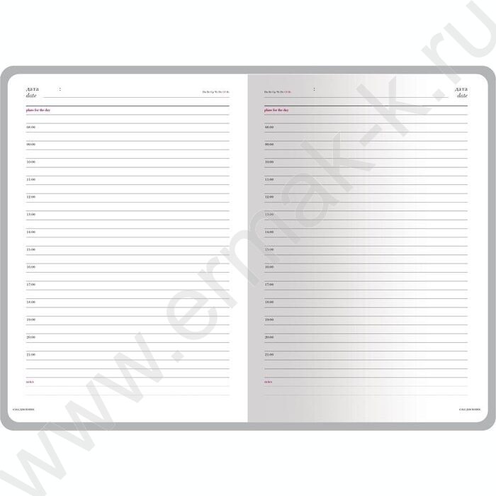 Ежедневник н/дат А5 136л Velvet оливковый  | Фото 2