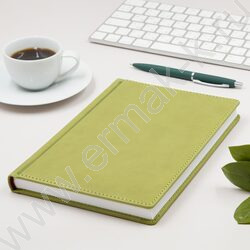 Ежедневник н/дат А5 136л Velvet оливковый  | Фото 4