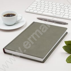 Ежедневник н/дат А5 136л Velvet серый   | Фото 4