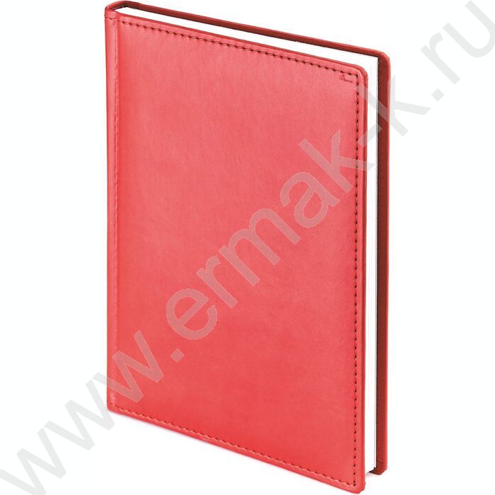 Ежедневник н/дат А5 136л Velvet красный | Фото 1
