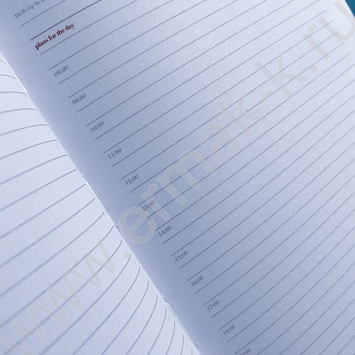 Ежедневник н/дат А5 136л Velvet красный | Фото 3