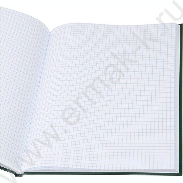 Книга Учёта  80л клетка тв.обл. офсет "Зеленая" | Фото 3