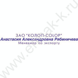 Оснастка автомат для штампа 10*69мм,пластик (аналог4916) | Фото 2