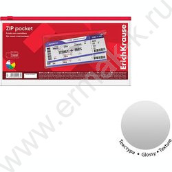 Папка-конверт на молнии Travel прозрачный ассорти | Фото 6