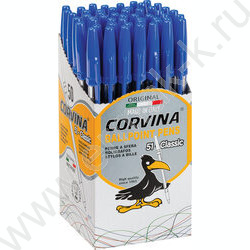 Ручка шар Corvina 51 синяя, 1,0мм, прозрачный корпус | Фото 2