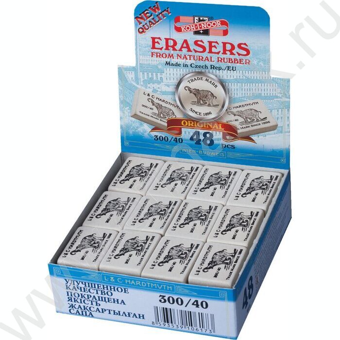 Ластик белый "Elephant" (KIN 300/40) | Фото 2