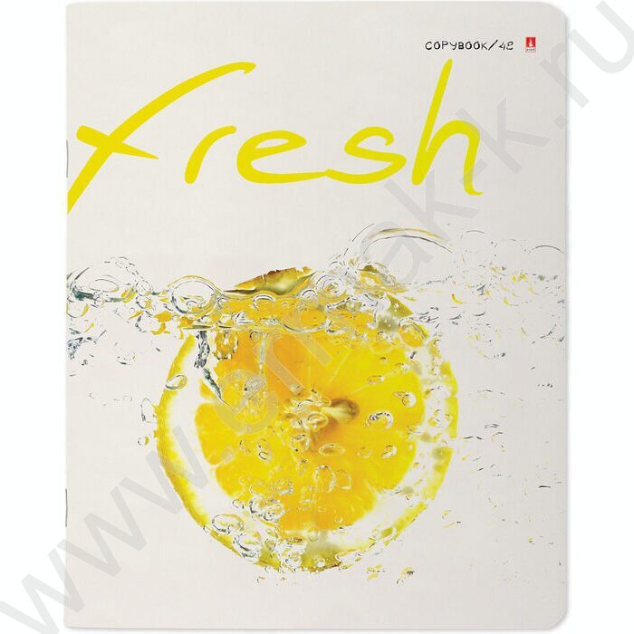 Тетрадь  48л клетка "Фрукты" 5видов | Фото 5