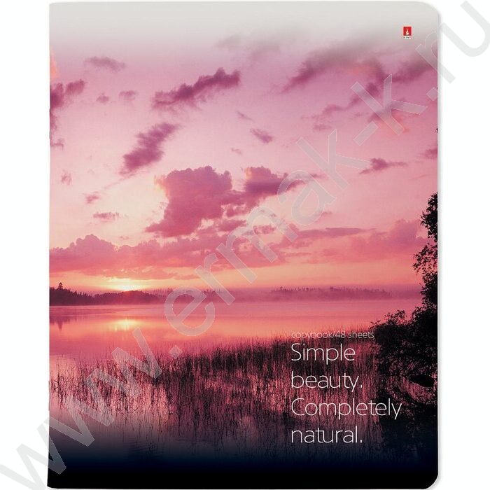 Тетрадь  48л клетка "Природа.Пейзажи" 5видов | Фото 2