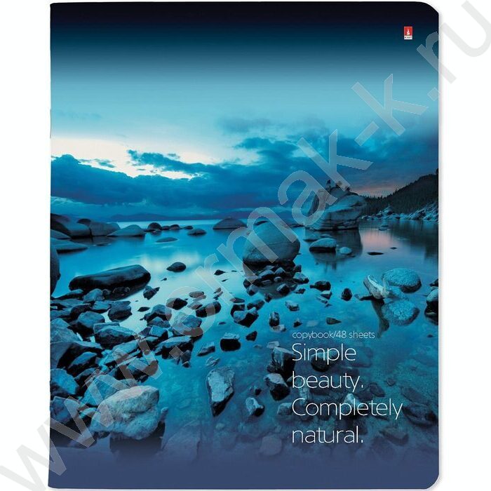 Тетрадь  48л клетка "Природа.Пейзажи" 5видов | Фото 3