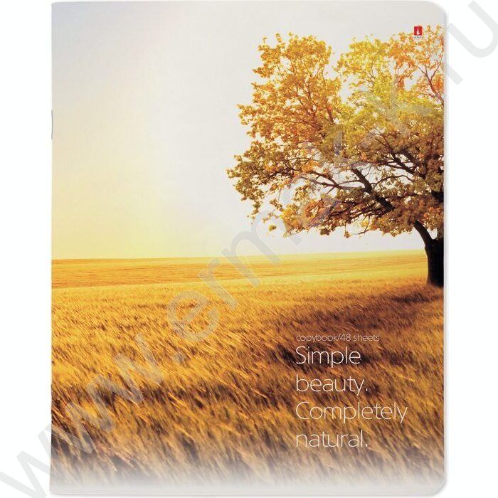 Тетрадь  48л клетка "Природа.Пейзажи" 5видов | Фото 5