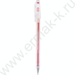 Ручка гелевая красная 0,5мм "Hi-Jell" | Фото 2