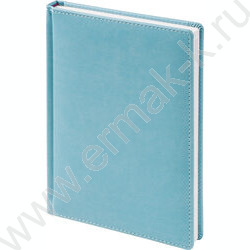 Ежедневник н/дат А5 136л Velvet небесно-голубой   | Фото 1