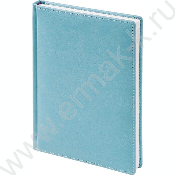 Ежедневник н/дат А5 136л Velvet небесно-голубой   | Фото 1
