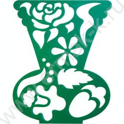 Трафарет "Ваза с цветами" | Фото 1