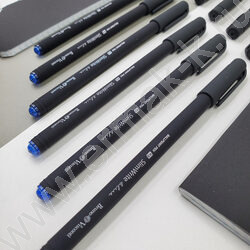 Ручка шар SlimWrite Black синяя 0,5мм | Фото 7
