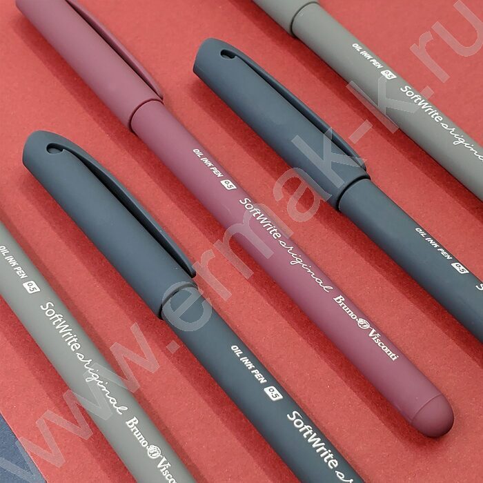 Ручка шар на масл.основе 0,5мм синяя SoftWrite Original/3цв.корпуса | Фото 6