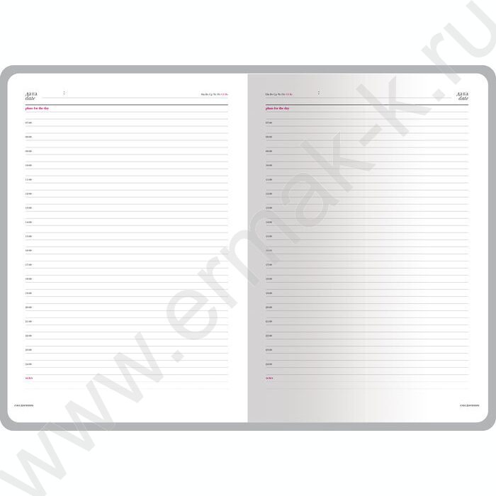 Ежедневник н/дат А4 136л Velvet синий | Фото 2