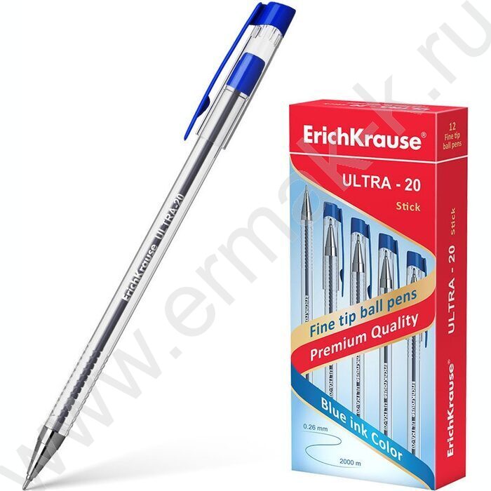 Ручка шар ULTRA-20 Stick Classic 0,7мм, синяя | Фото 2
