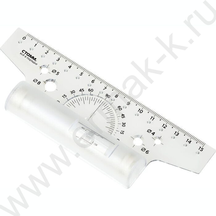 Рейсшина пл 15см прозр. с роликом | Фото 3