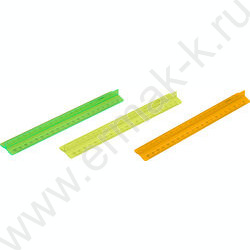 Линейка пл 20см с держателем флюор прозр. | Фото 2