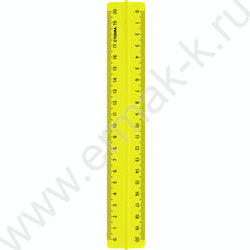 Линейка пл 20см с держателем флюор прозр. | Фото 6