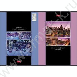 Тетрадь  96л А4 клетка/двойная "Огни города" | Фото 2