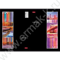 Тетрадь  96л А4 клетка/двойная "Огни города" | Фото 3