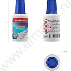 Штрих-корректор 20мл на растворителе с губкой | Фото 3