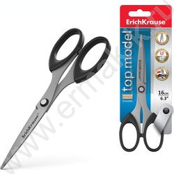 Ножницы 16см Top Model /чёрные /европодвес | Фото 2