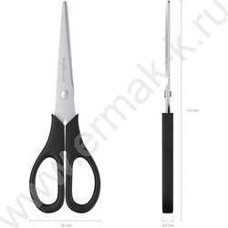 Ножницы 17см EasyCut /черные /европодвес | Фото 4