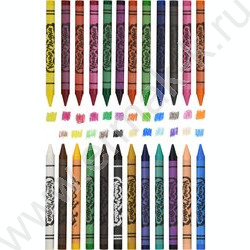 Мелки восковые 24цв Каляка-Маляка /европодвес | Фото 3